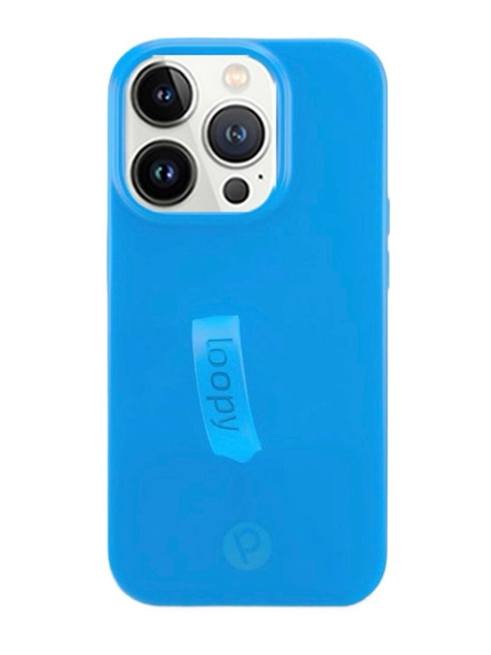 NWT Loopy NEON CYAN Blue iPhone 15 Pro Max Phone Case - Righty